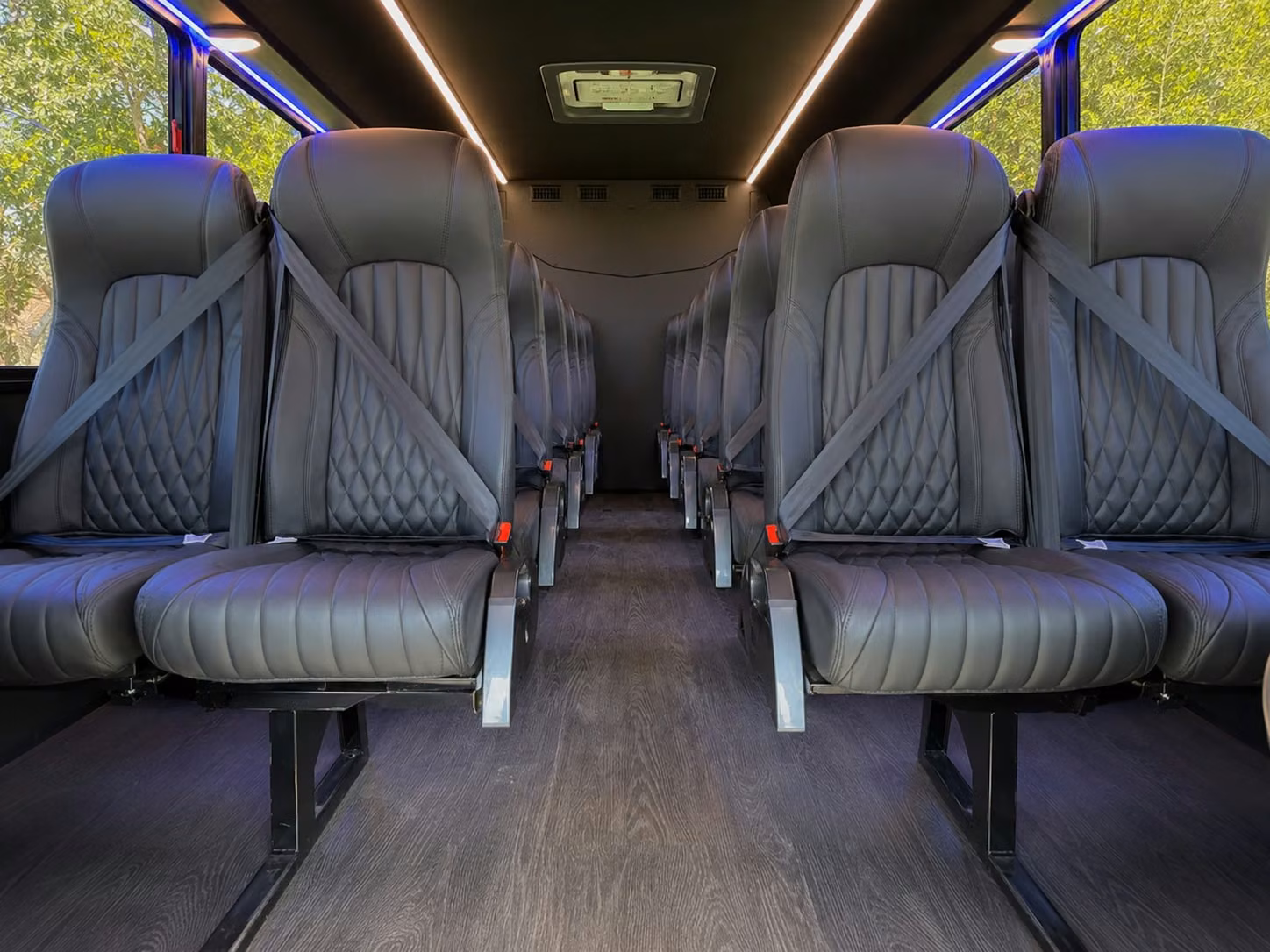 18 passenger minibus inside