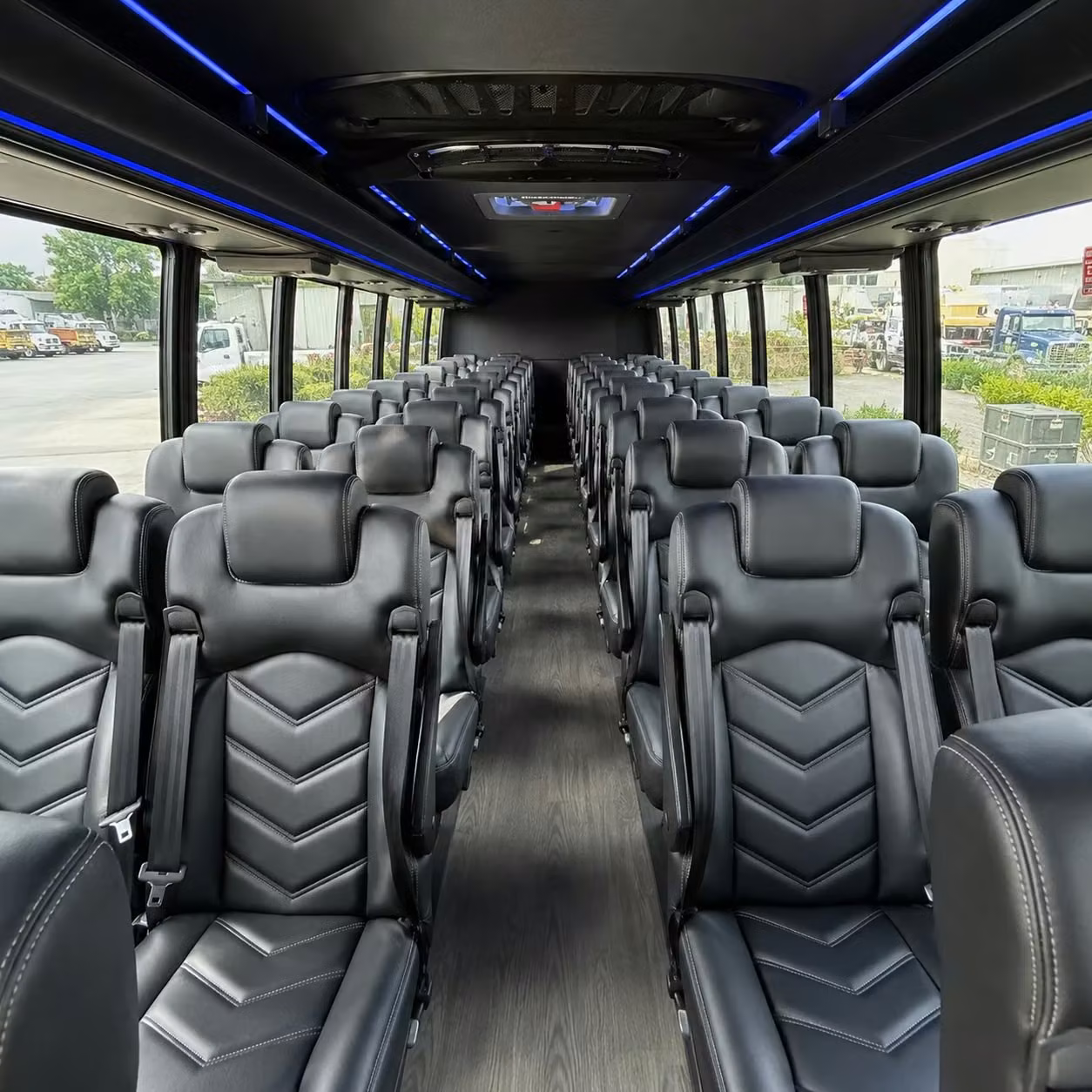 25 passenger minibus inside