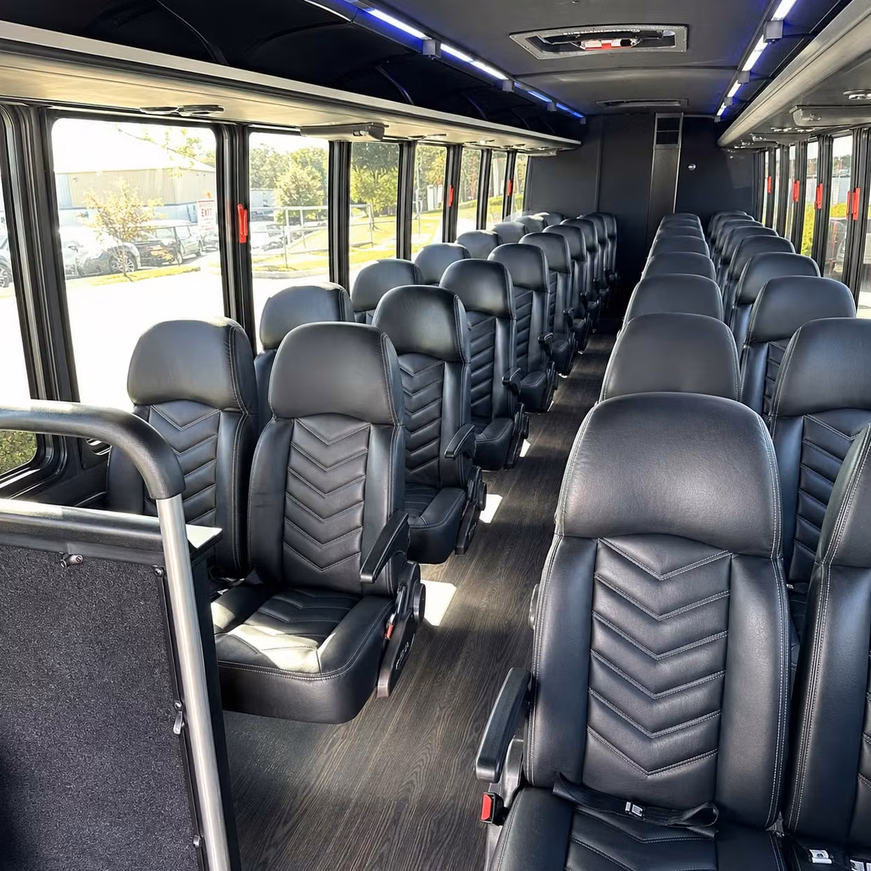 28 passenger minibus inside