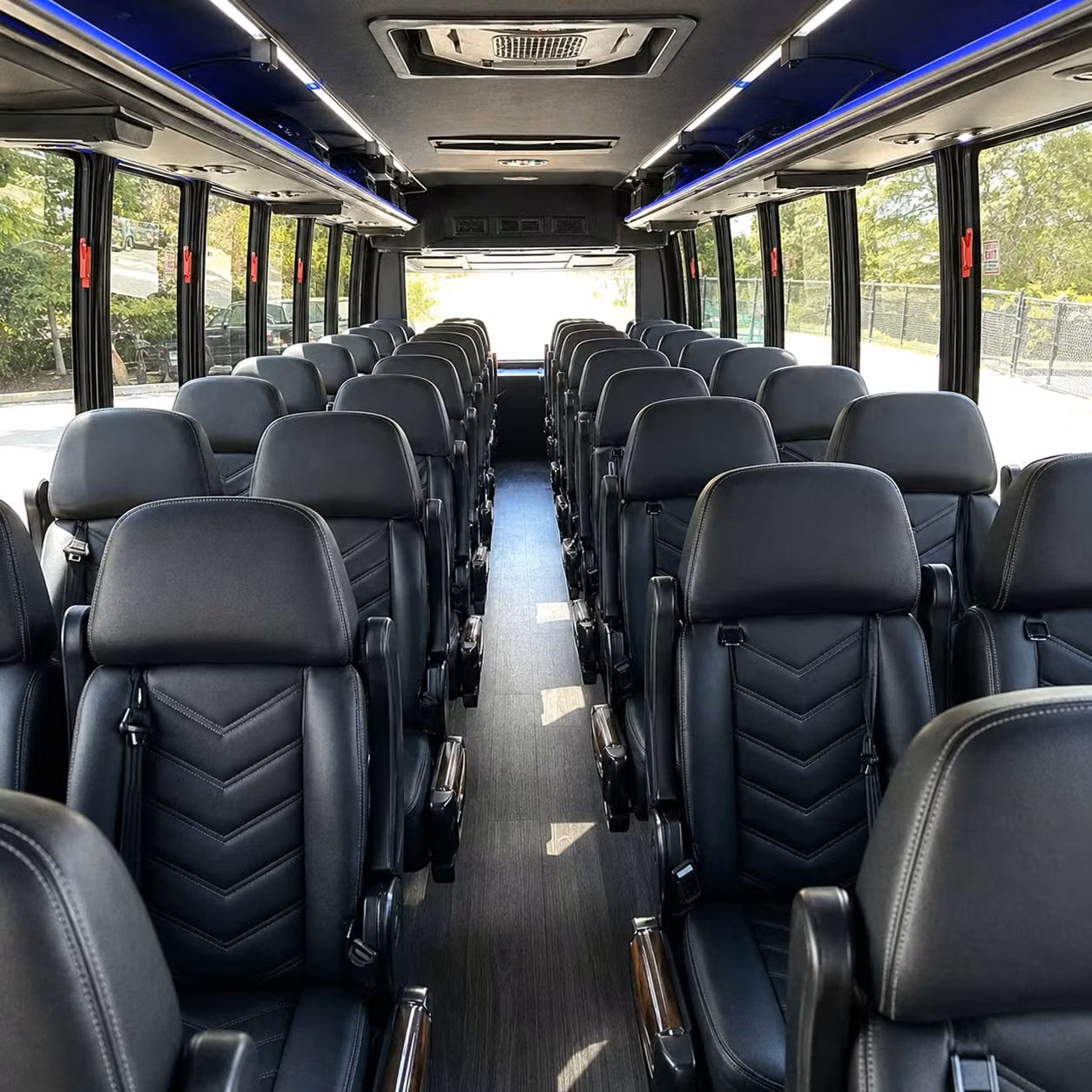 35 passenger minibus inside