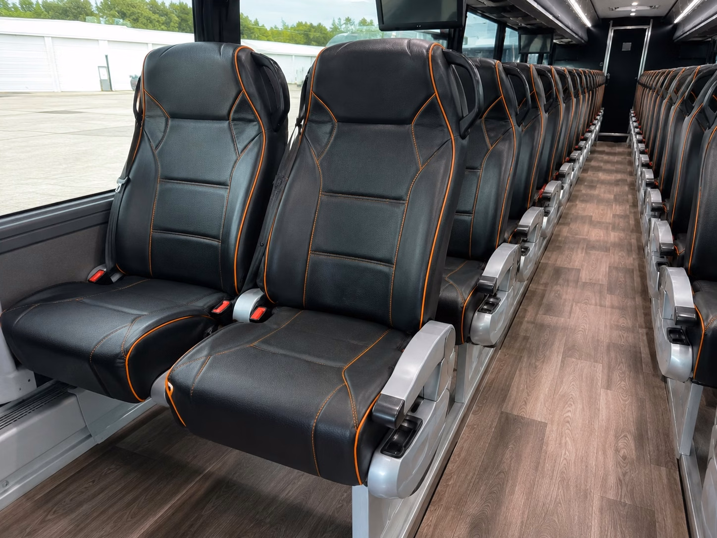 south brunswick charter bus rental interior